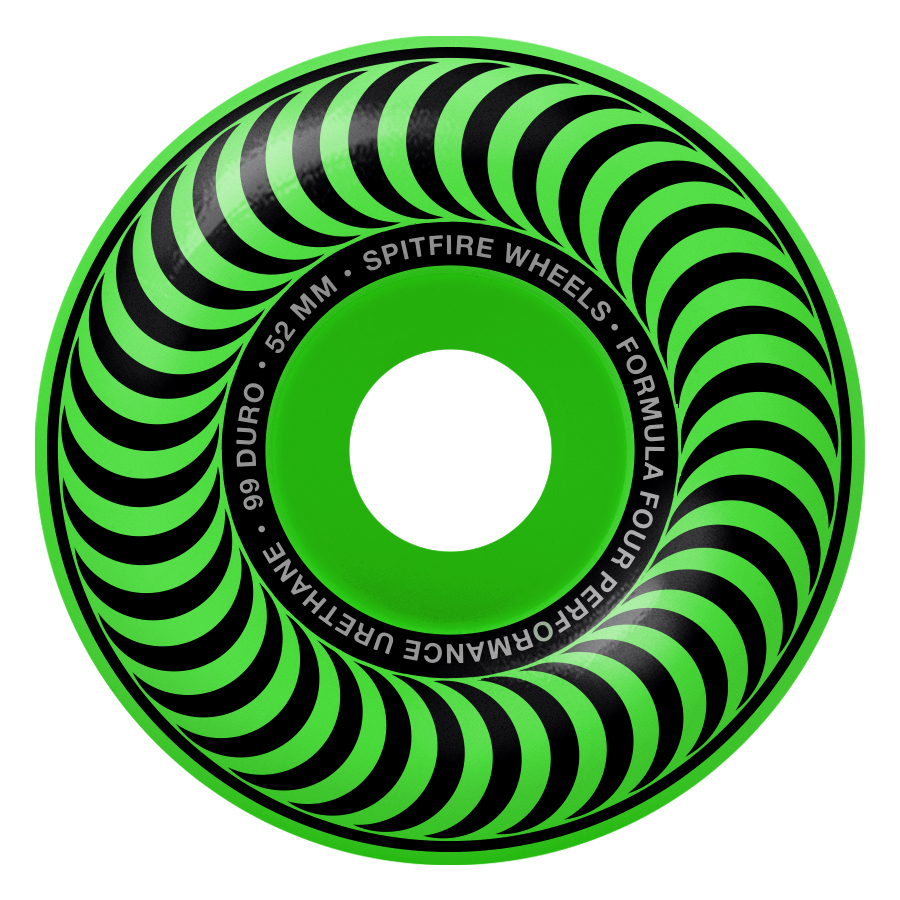 RSPITFIRE WHEELS 52MM F4 99D NEON CLASSIC - GREEN