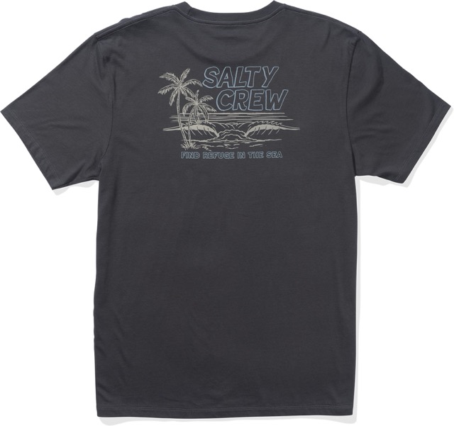 SALTY CREW FRAME SHORT SLEEVE TEE - CHARCOAL