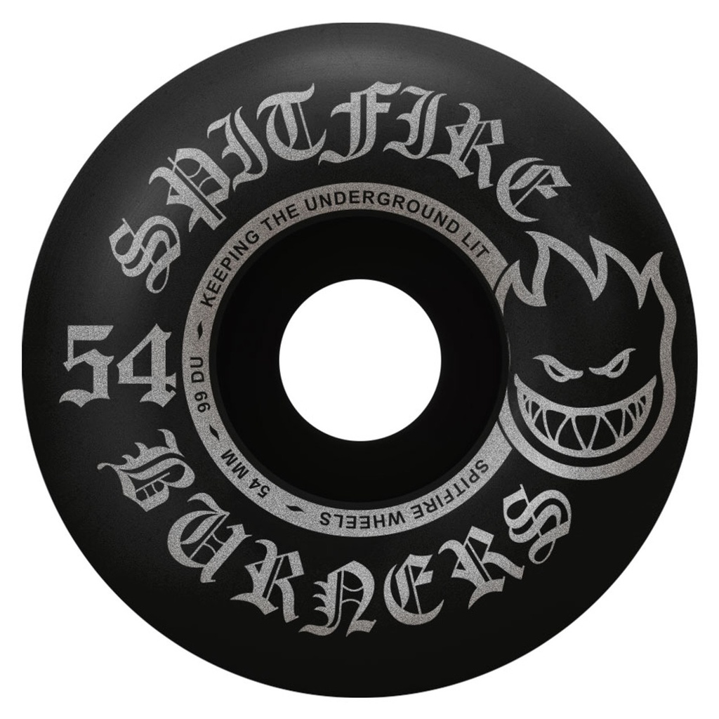 SPITFIRE WHEELS 54MM BURNERS BIGHEAD 99a BLACK