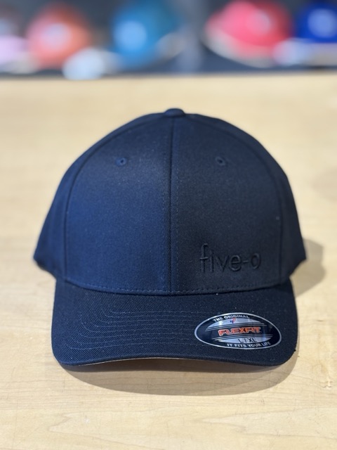 5-0 Cap Micro Flexfit - Black/Black