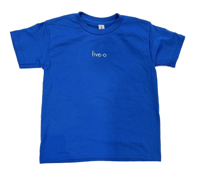 T-Shirt 5-0 Micro Junior - Neon blue