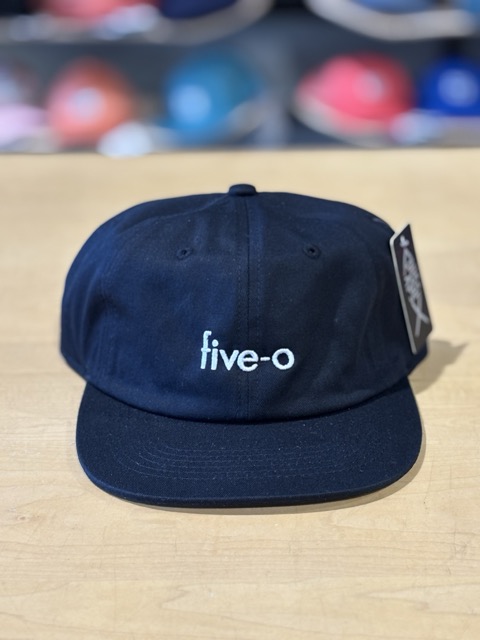 Casquette 5-0 Micro 6 Panel Snapback - Black 