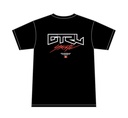 T-shirt Control Retro - Noir