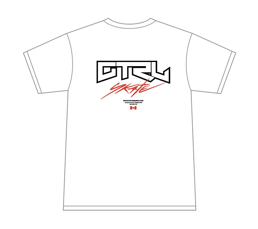T-shirt Control Retro - White