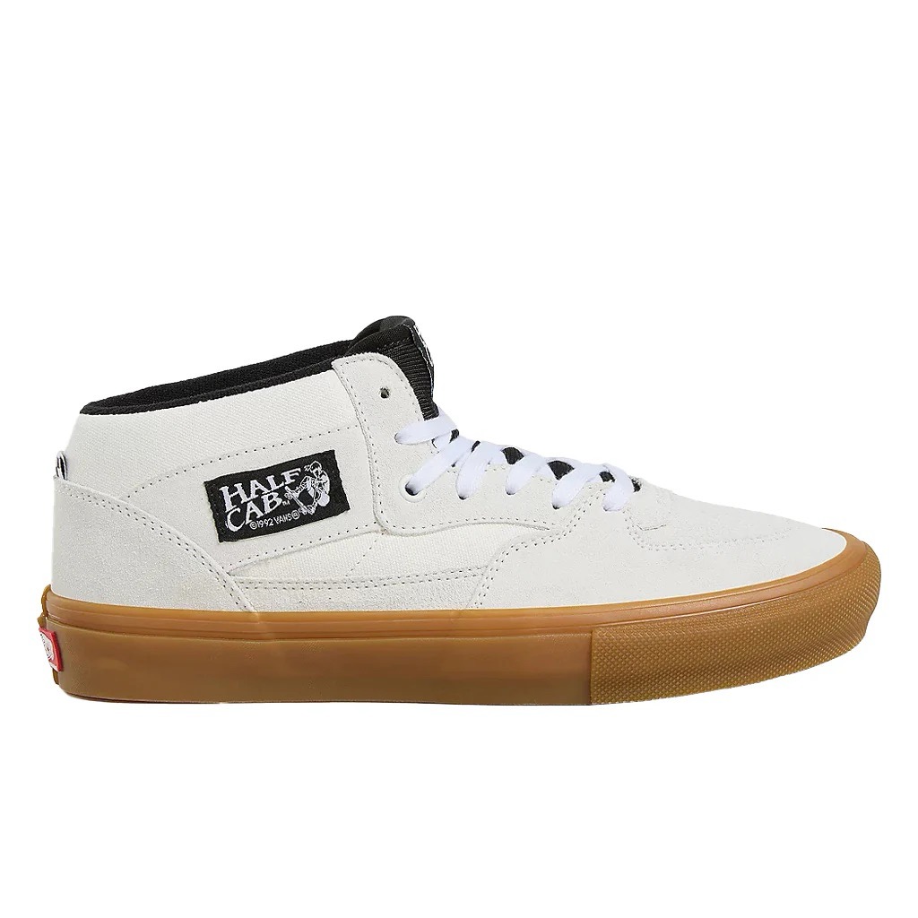 SOULIER VANS SKATE HALF CAB - ANTIQUE WHITE/GUM