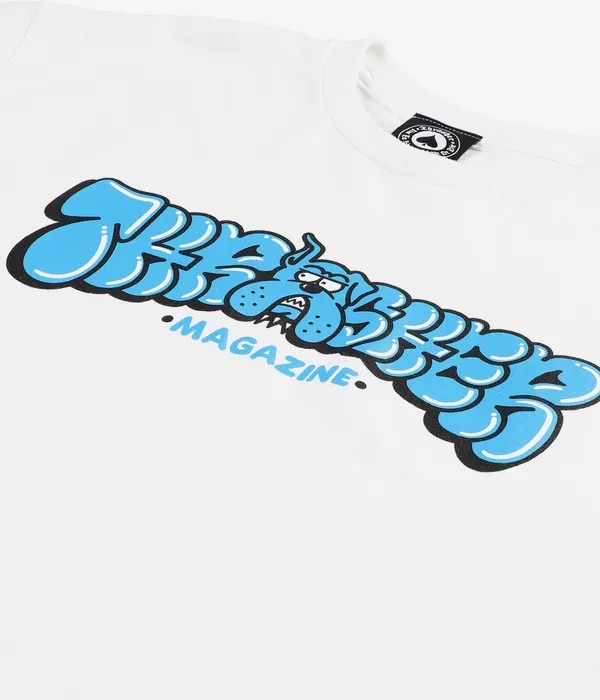 T-SHIRT THRASHER BULLY - BLANC