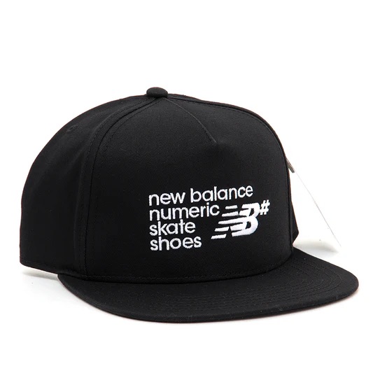 CASQUETTE NEW BLANCE 5 PANEL TRUCKER NUMERIC - NOIR