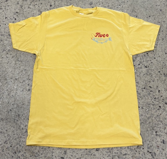 T-Shirt 5-0 Salmon - Mustard