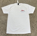 T-Shirt 5-0 Salmon - Blanc