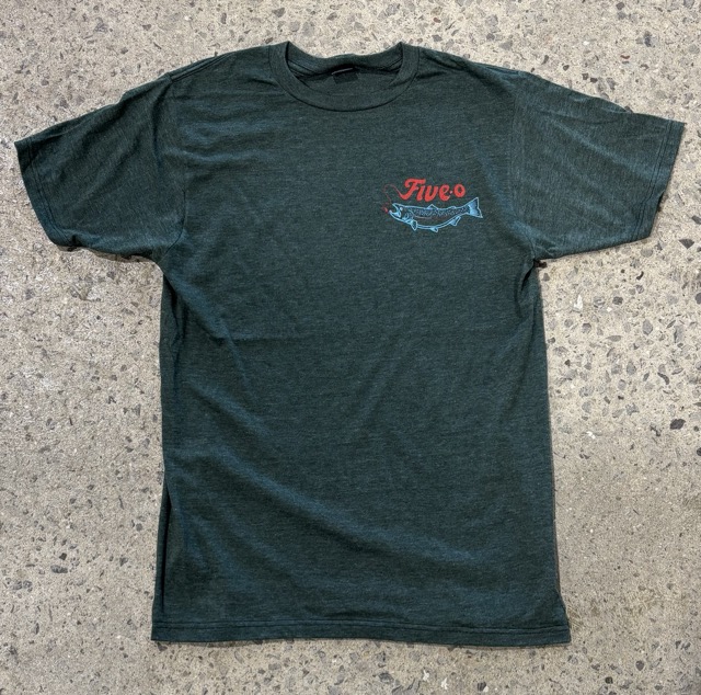 T-Shirt 5-0 Salmon -  Pine Heather