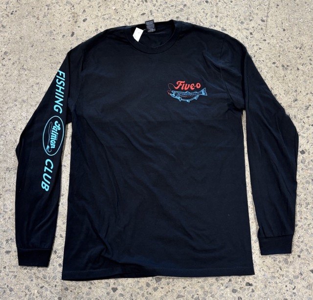 Long Sleeve 5-0 Salmon - Black