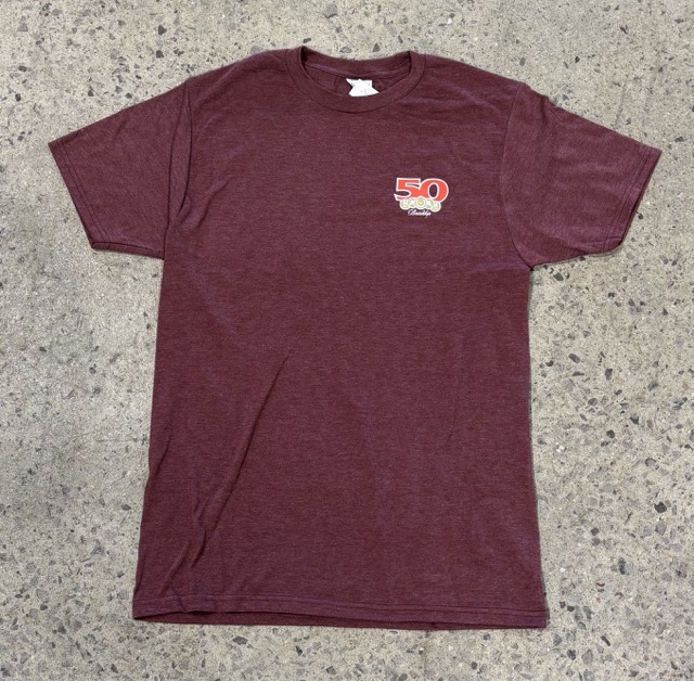 T-Shirt 5-0 Original - Burgandy heather