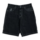 FROSTED CPU.JORTS SHORT  - OFF BLACK