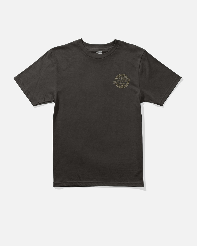 T-SHIRT SALTY CREW SKEWED BOYS S/S TEE - NOIR