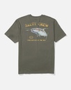 SALTY CREW SURFACE CLASSIC TEE - DUSTY OLIVE