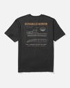 T-SHIRT SALTY CREW BOAT SHOP CLASSIC  - NOIR