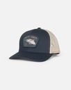 CASQUETTE SALTY CREW SURFACE RETRO TRUCKER - NAVY SILVER