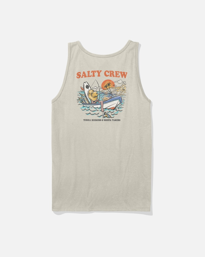 SALTY CREW DOWN TIME TANK - BONE