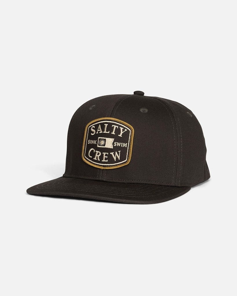 CASQUETTE SALTY CREW CAPITALS SNAPBACK - CHARCOAL