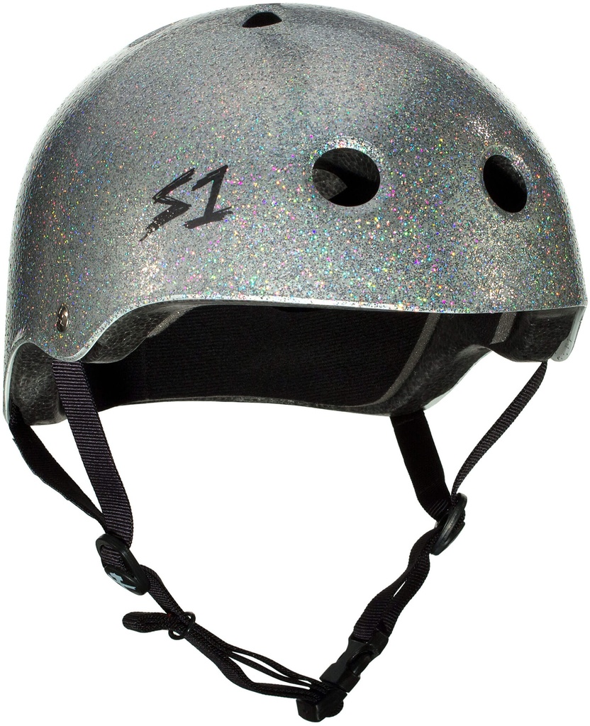 S1 LIFER CERTIFIED HELMET - SILVER GLOSS GLITTER
