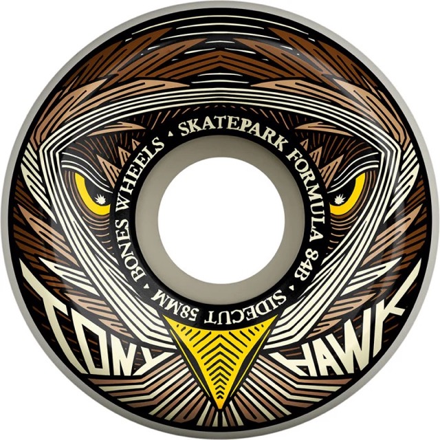 ROUE BONES SPF - HAWK NIGHT SIDECUT 84B 58mm