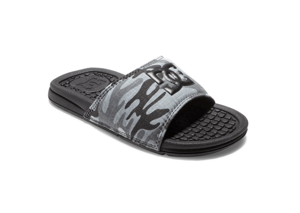 DC BOLSA YOUTH SLIDE - GREY CAMO