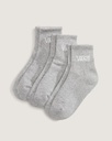 VANS HALF CREW 3PK KIDS - HEATHER GREY