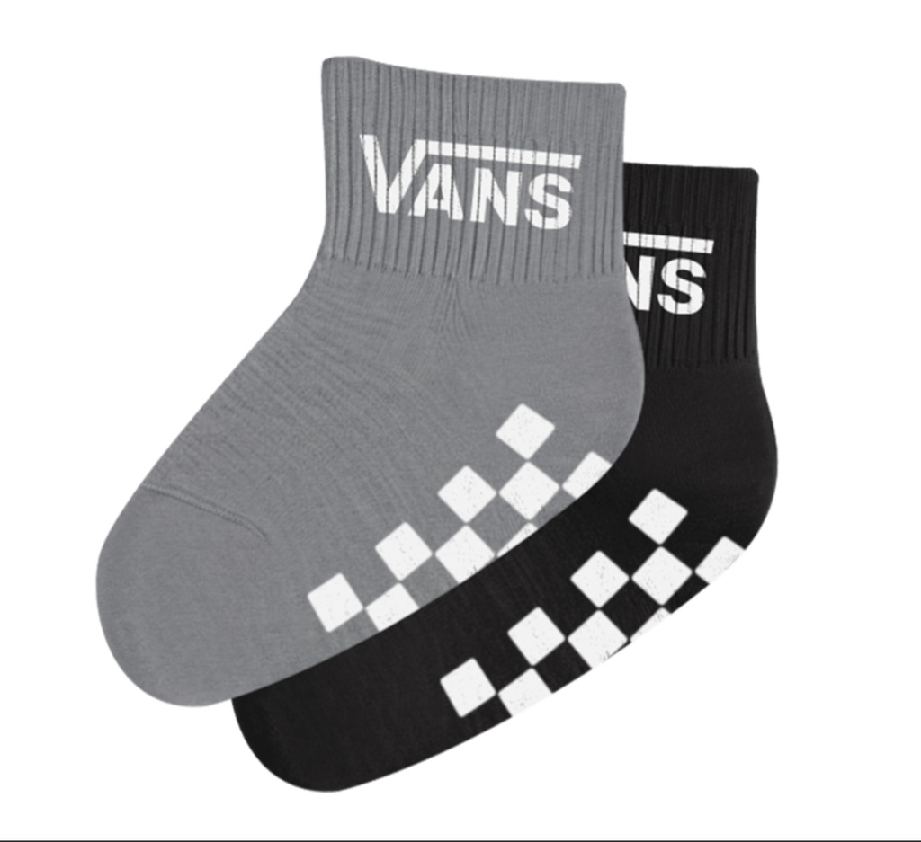 BAS VANS CLASSIC CREW 2PK POUR BÉBÉ - NOIR