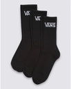 VANS CLASSIC CREW PACK 3 TODDLER SOCKS - BLACK