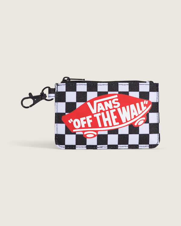 PORTEFEUILLE VANS OFF THE WALL ZIP - CHECKERBOARD NOIR/BLANC