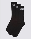 VANS CLASSIC CREW PACK 3  SOCKS - BLACK