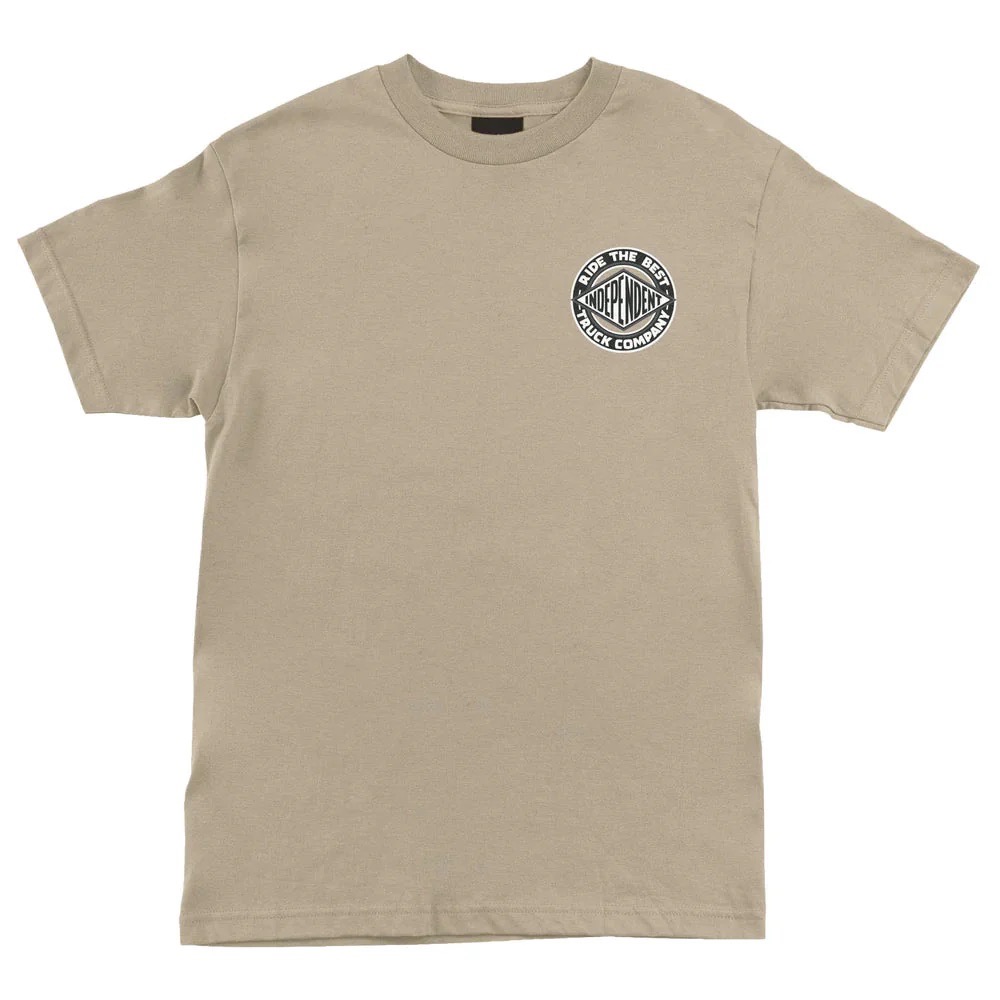 INDEPENDENT T-SHIRT BUILD TO GRIND SUMMIT - SAND