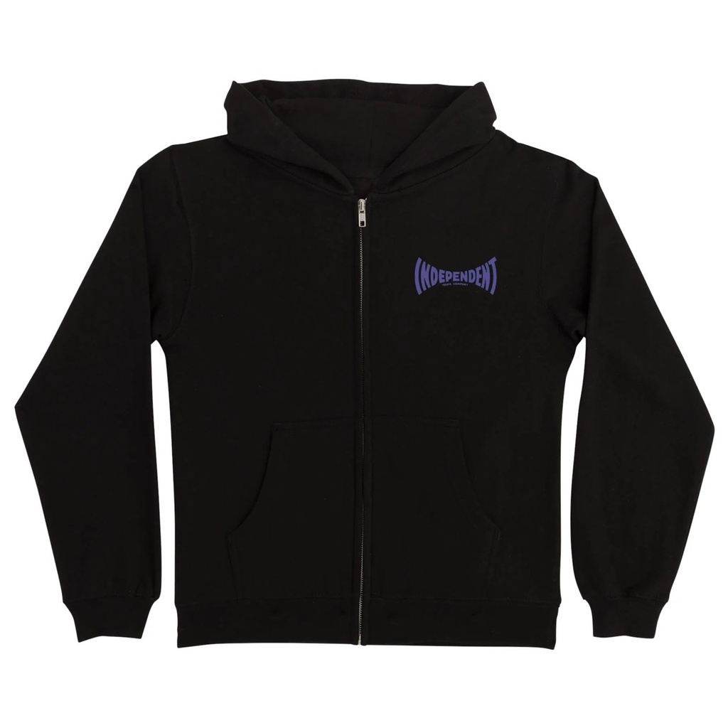 COTON OUATÉ ZIP INDEPENDENT SACRIFICAL SPAN JUNIOR - NOIR