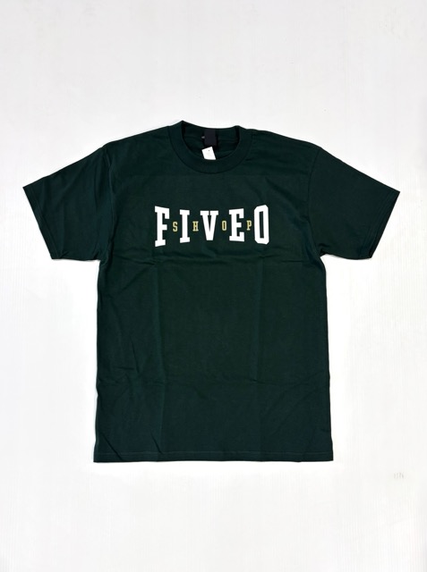 T-Shirt 5-0 Varsity - Vert Forêt