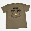 T-Shirt 5-0 Beach V2 - Brown savana