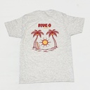 T-Shirt 5-0 Beach V2 - Ash grey