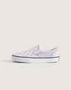 VANS CLASSIC SLIP-ON COLOR THEORY CHECKERBOARD YOUTH - LILAC MIST