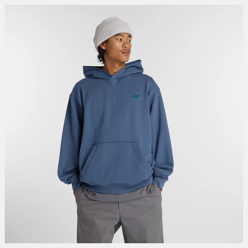 COTON OUATÉ NEW BALANCE NUMERIC FRENCH TERRY - INDIGO RÉTRO