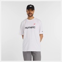T-SHIRT NEW BALANCE NUMERIC LINEAR LOGO - BLANC