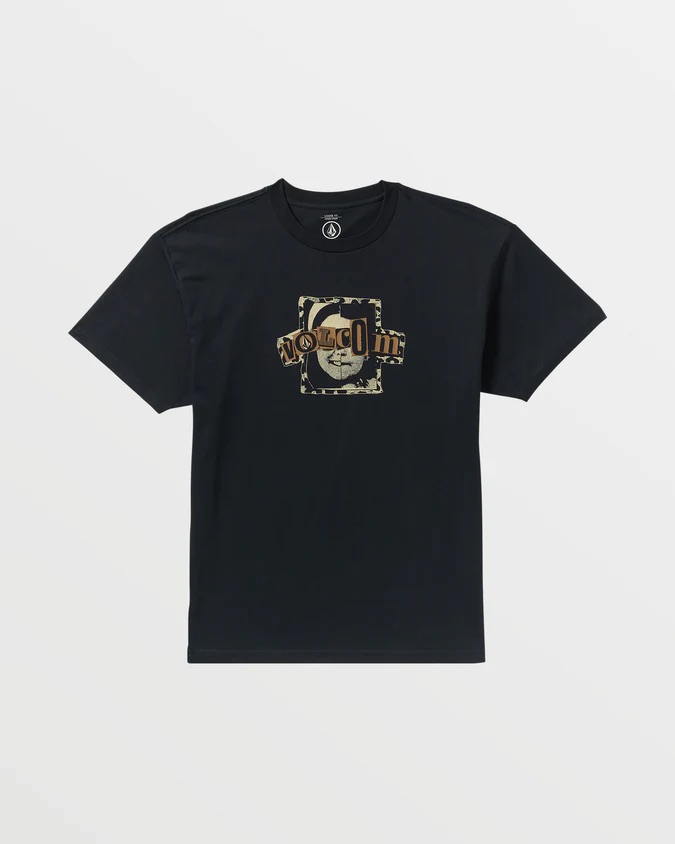 VOLCOM SNEER TEE  - BLACK
