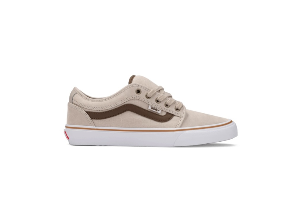 SOULIER VANS SKATE CHUKKA LOW SIDESTRIPE - ESPRESSO/KHAKI