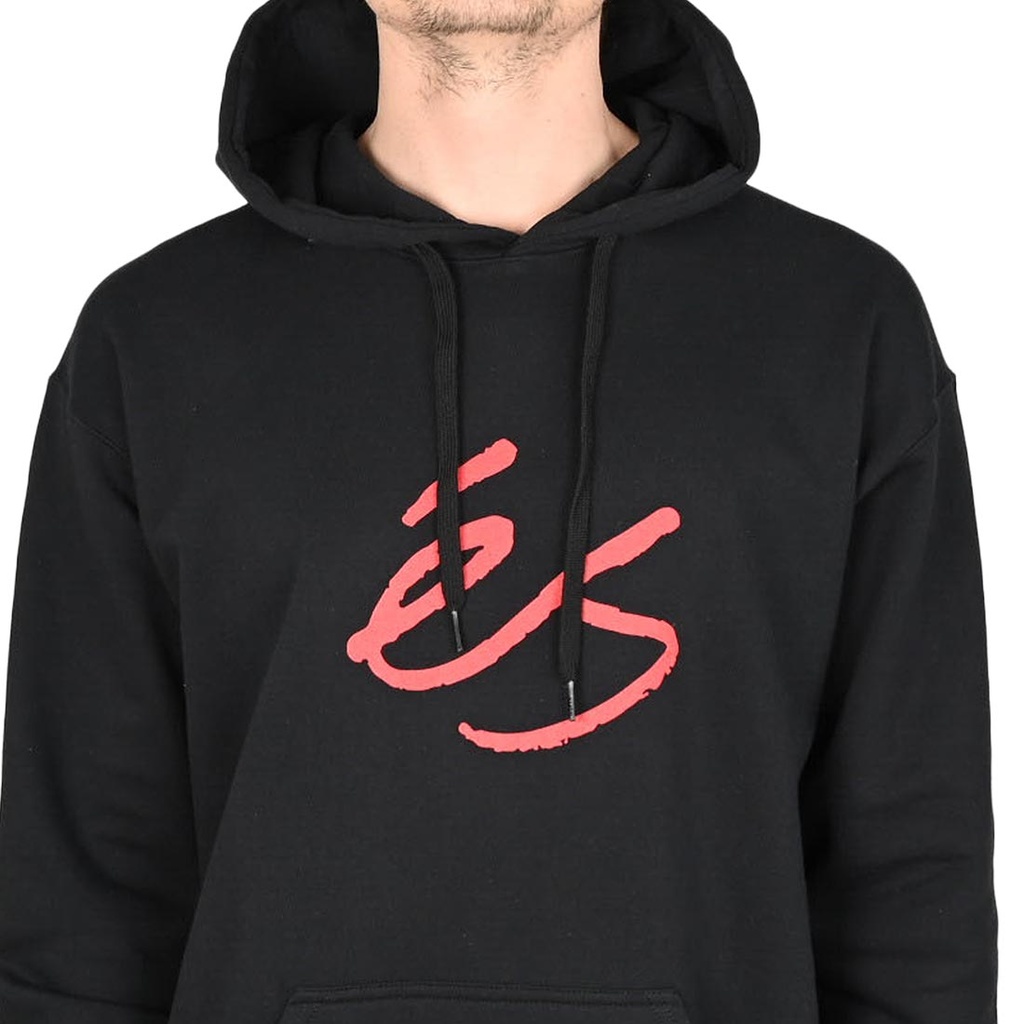 ES SCRIPT HOODIES - BLACK