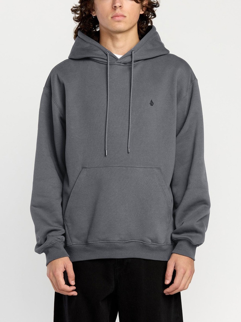 VOLCOM SINGLE STONE PW HOODIE - ASPHALT BLACK
