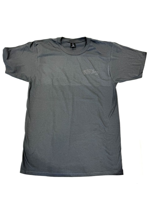 T-Shirt 5-0 Bold - Charcoal