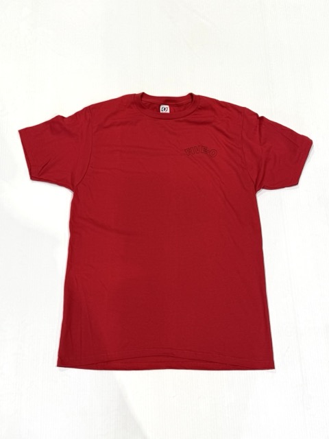 T-Shirt 5-0 Bold - Rouge