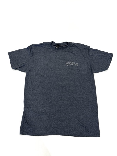 T-Shirt 5-0 Bold - Navy heather