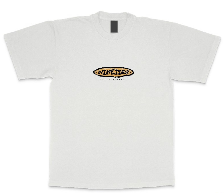 T-SHIRT NINETIES GRIND - BLANC
