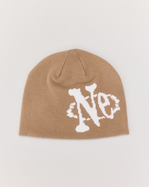 TUQUE NINETIES SKULLY - BEIGE/BLANC 