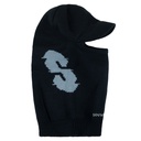 SOUVENIR KNIT VISOR FACE MASK - BLACK