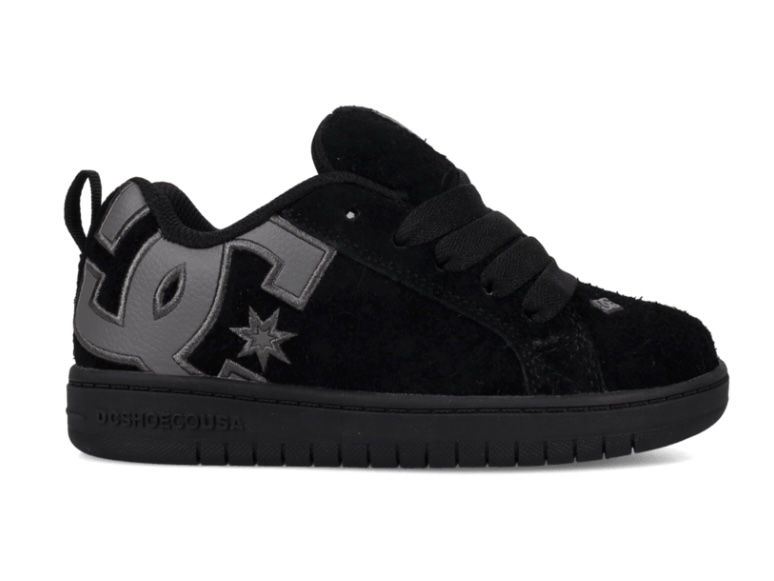 DC SHOES KID'S COURT GRAFFIK - BLACK/GRAY